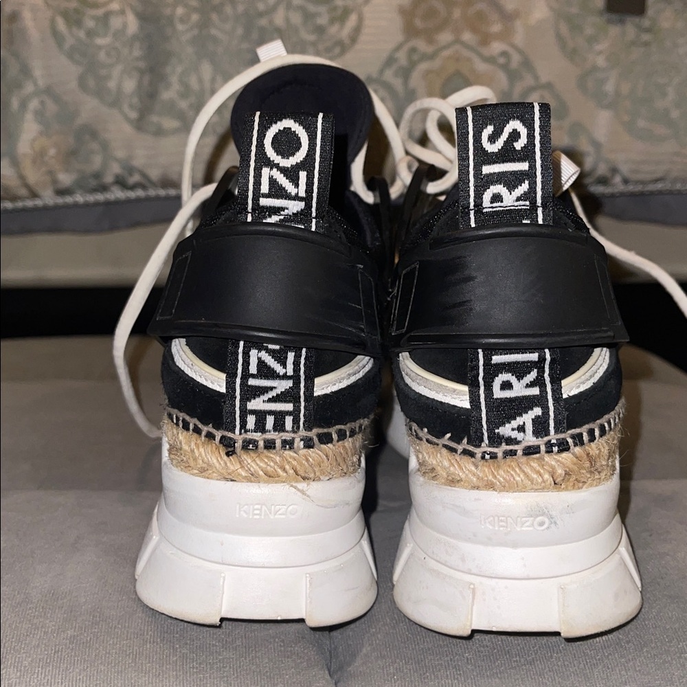 Kenzo Black and White Sneakers - Picture 13 of 14